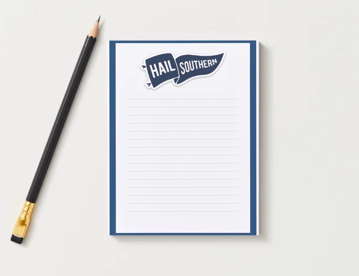 Georgia Southern University Notepad | Gameday Checklist, Eagle Fan Stationery
