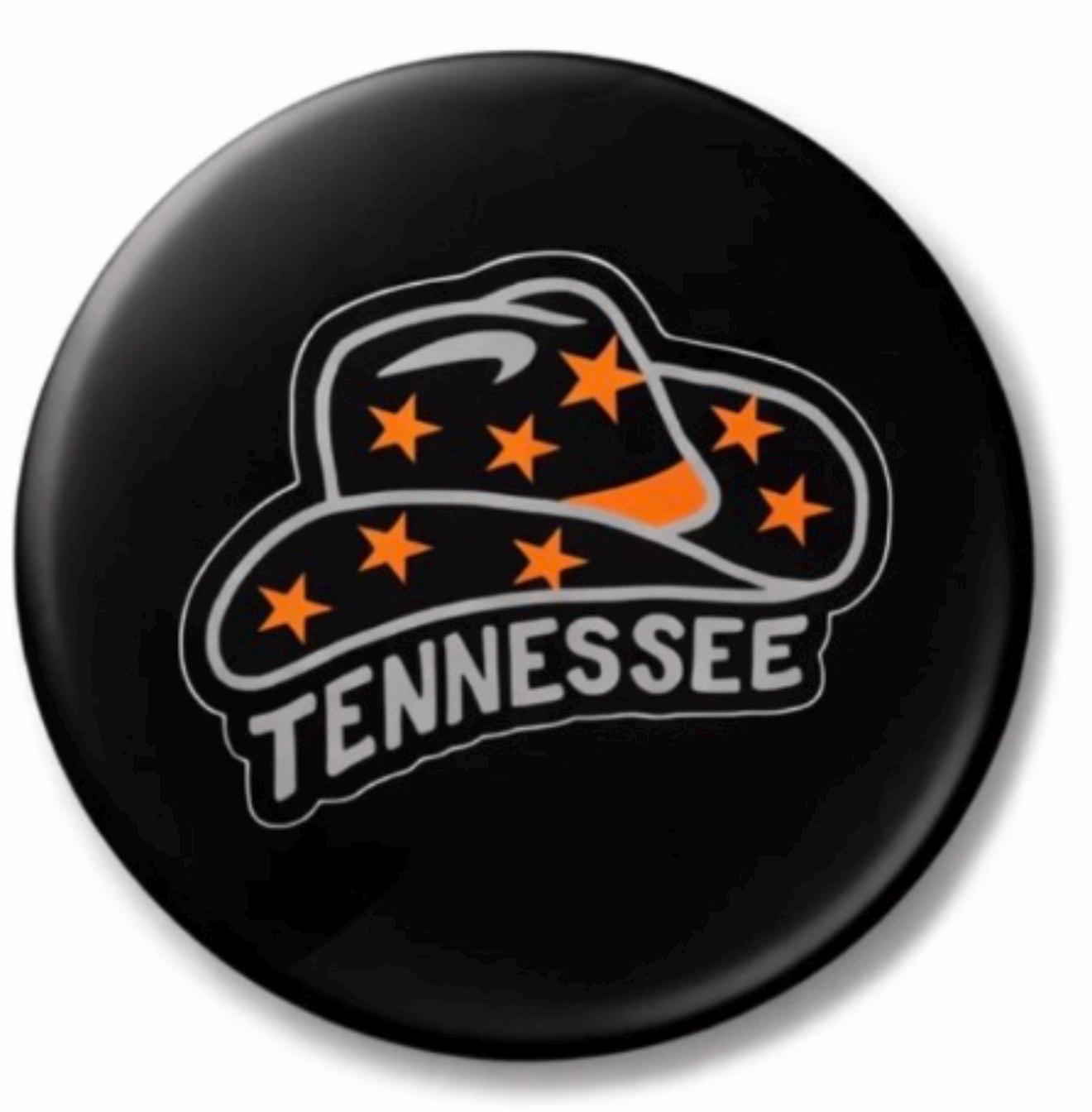 University of Tennessee Game Day Button, Vols Mascot Pin, College Football Accessory