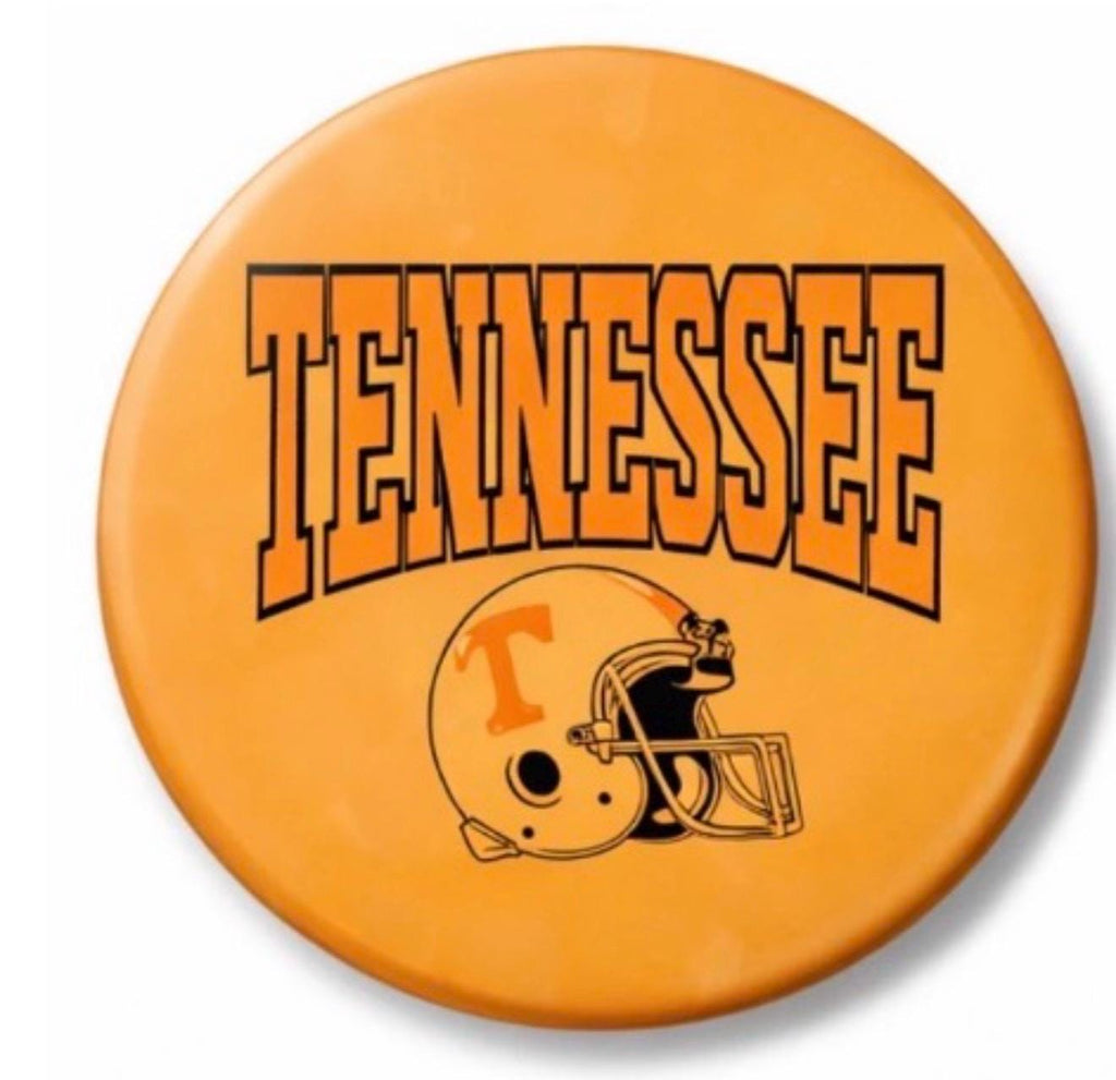 University of Tennessee Game Day Button, Vols Mascot Pin, College Football Accessory