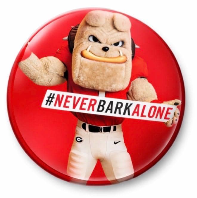 UGA Game Day Button – Athens Football Tailgate Accessory – Georgia Bulldogs Spirit Pin