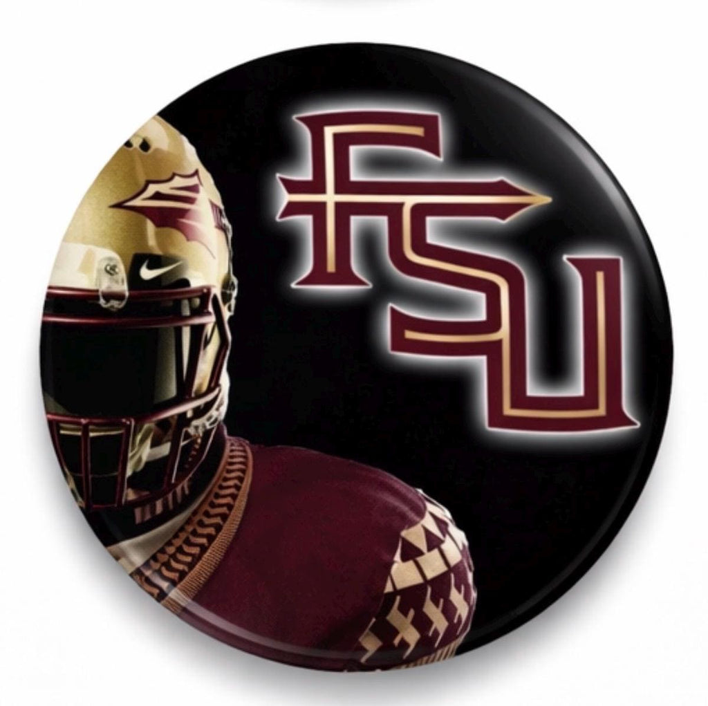 Florida State Seminoles Gameday Button, Garnet Gold Tailgate Accessory