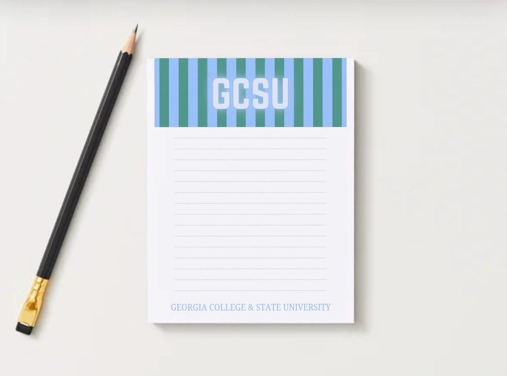 GCSU Gameday Checklist Notepad | Georgia College Student Stationery