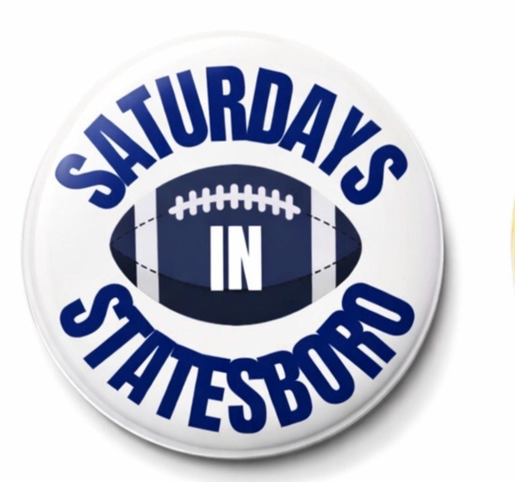 Georgia Southern Game Day Button – Eagles Football Spirit Pin – Tailgate Accessory