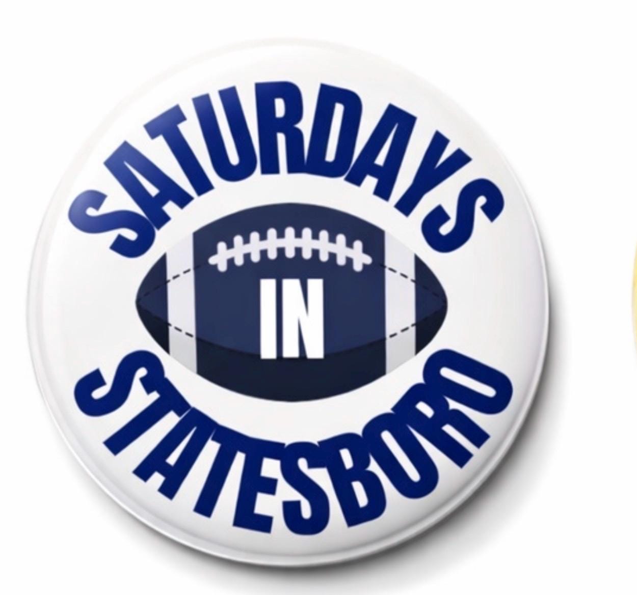 Georgia Southern Game Day Button – Eagles Football Spirit Pin – Tailgate Accessory