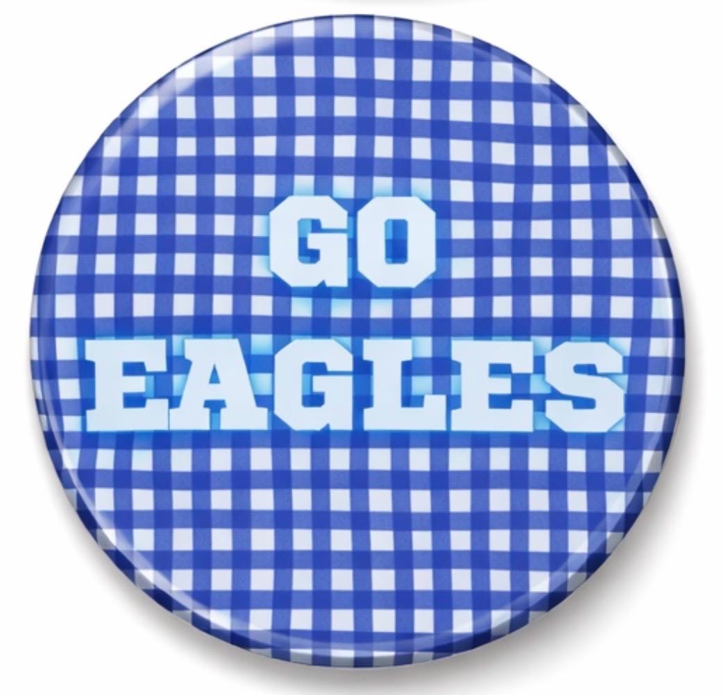 Georgia Southern Game Day Button – Eagles Football Spirit Pin – Tailgate Accessory