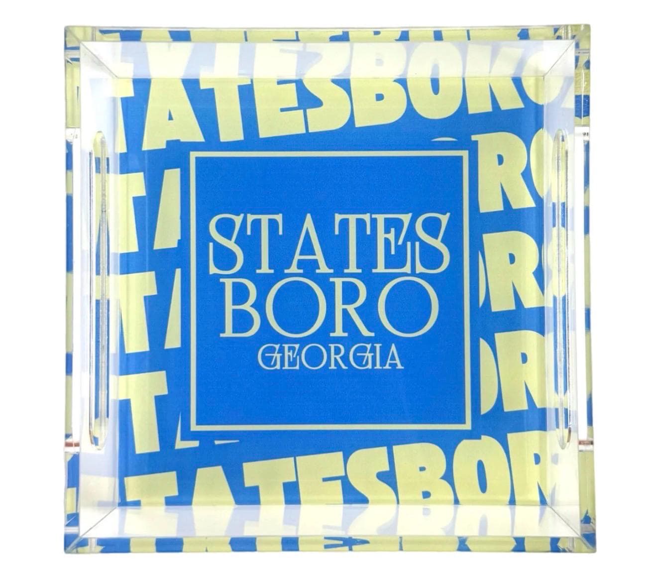 Statesboro Acrylic Tray | Georgia Southern Eagles Dorm Decor Gift