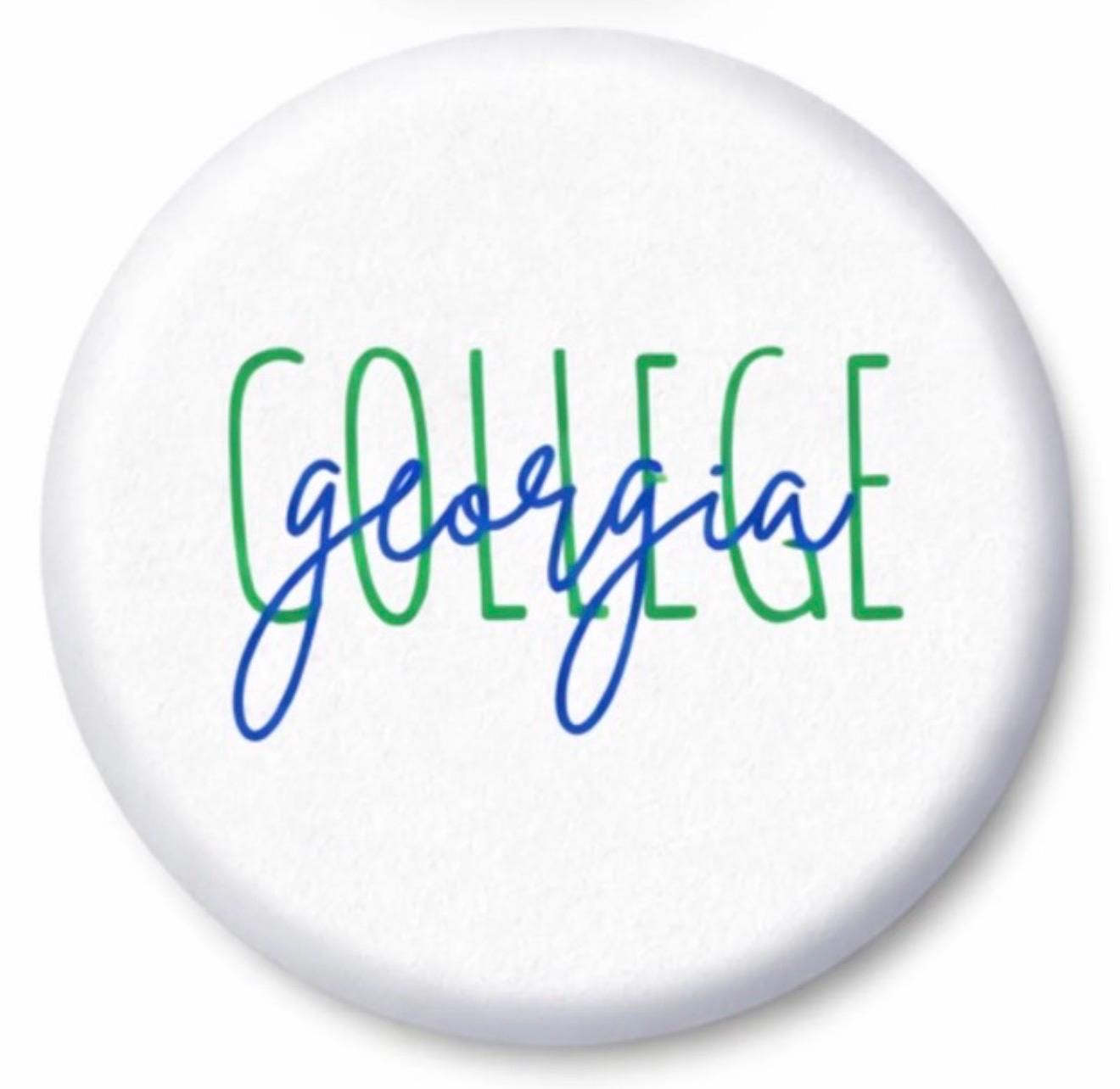 Georgia College Gameday Button Pin | GCSU Bobcat Spirit Accessory