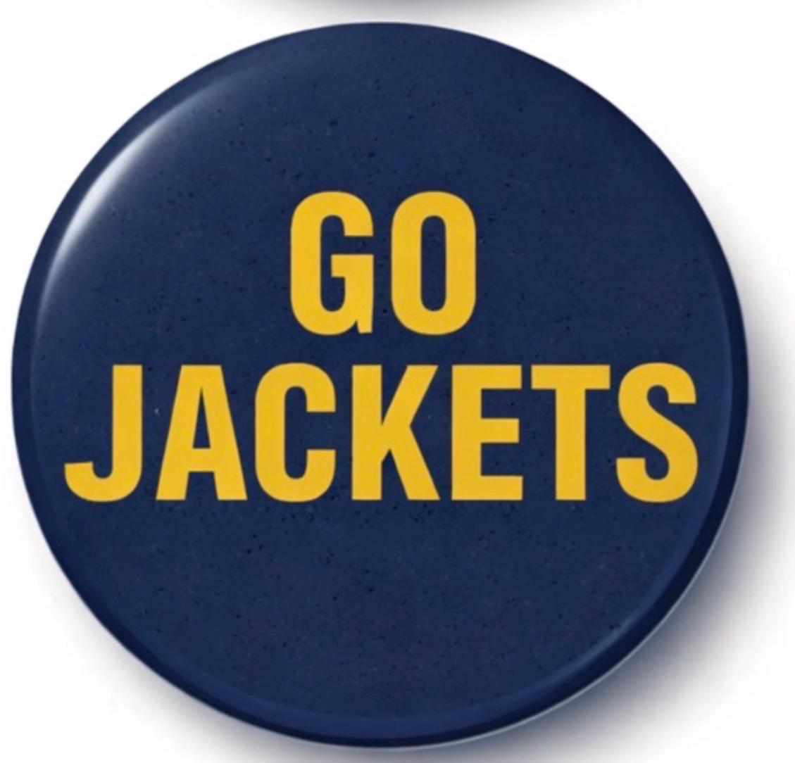 Georgia Tech Yellow Jackets Gameday Button Pin | College Tailgate Accessory