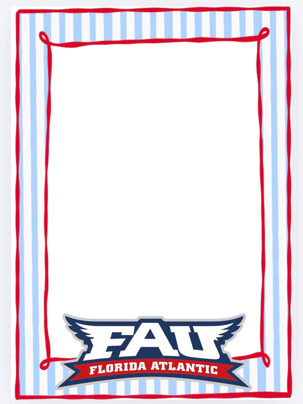 Florida Atlantic University Owls Notepad | College Dorm Desk Accessories
