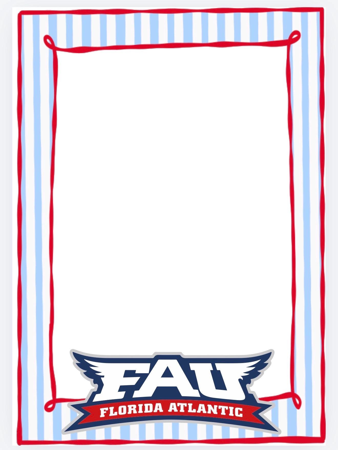 Florida Atlantic University Owls Notepad | College Dorm Desk Accessories