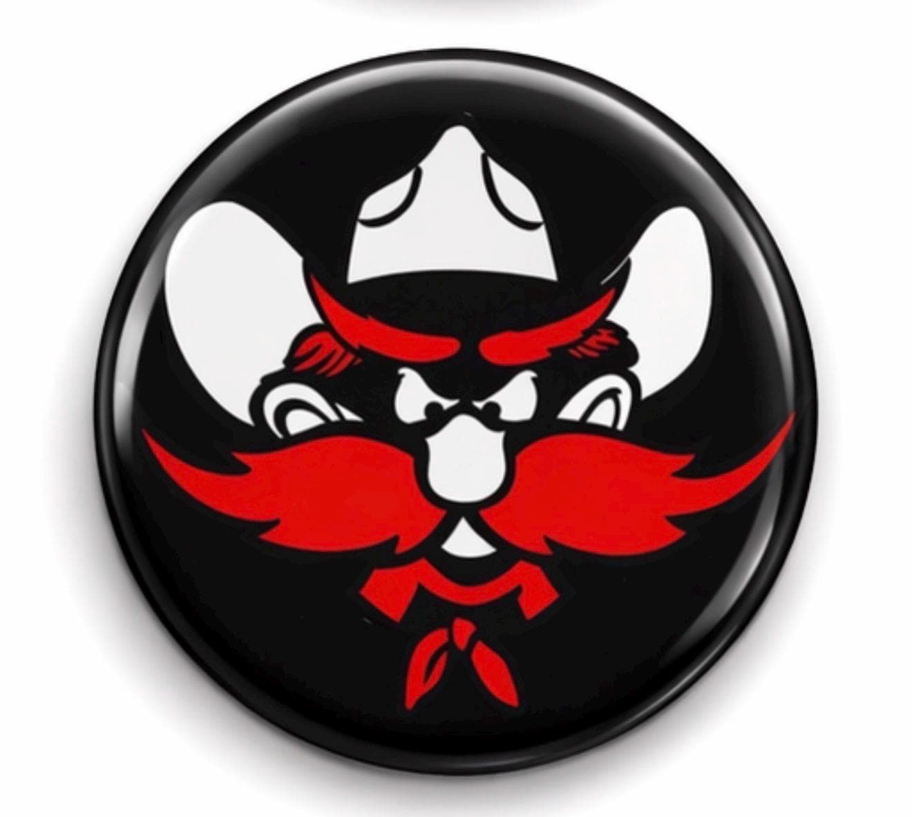 Texas Tech Gameday Button | Red Raiders Collegiate Pin | Wreck Em Tech Accessory