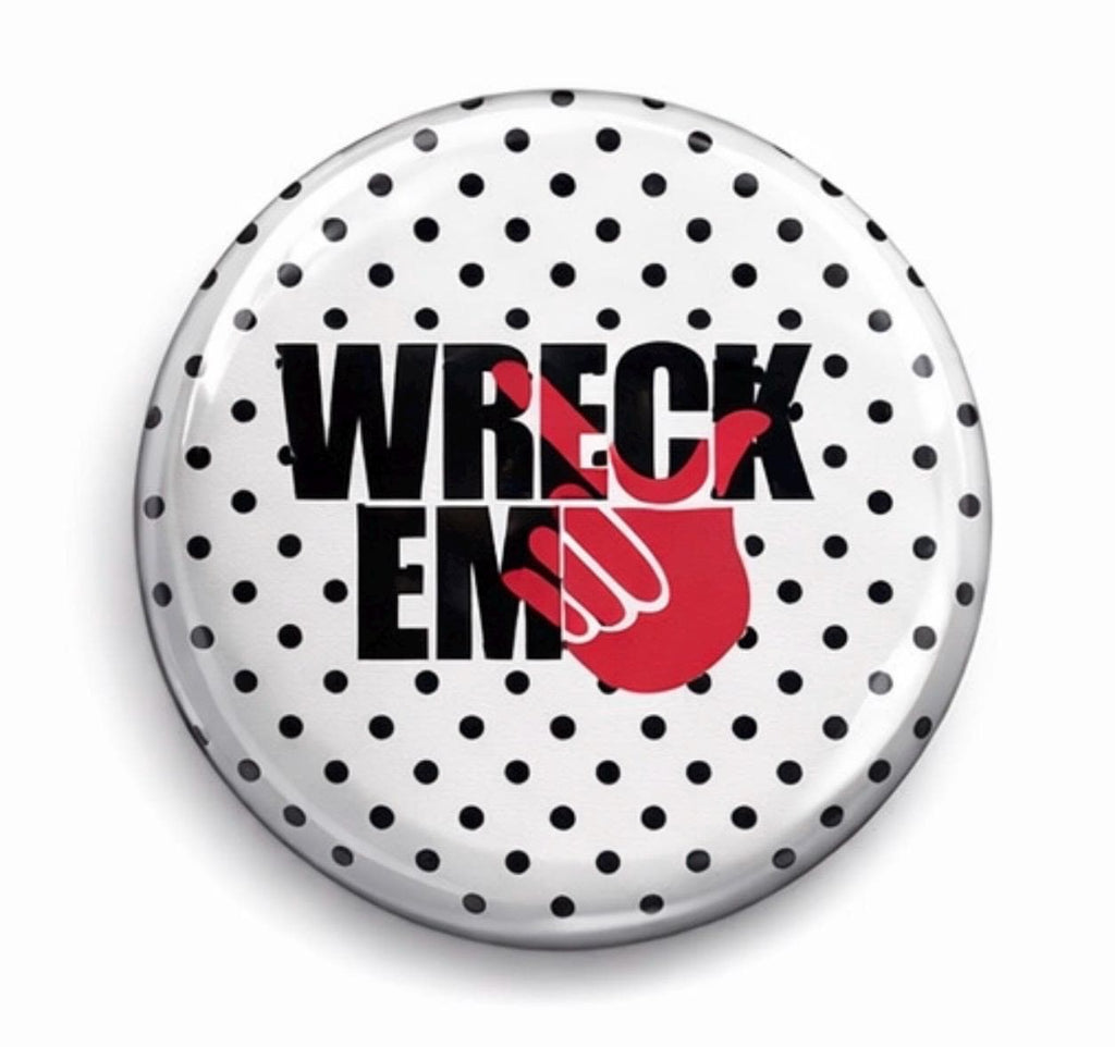 Texas Tech Gameday Button | Wreck Em Tech Red Raiders Pin | College Spirit Accessory