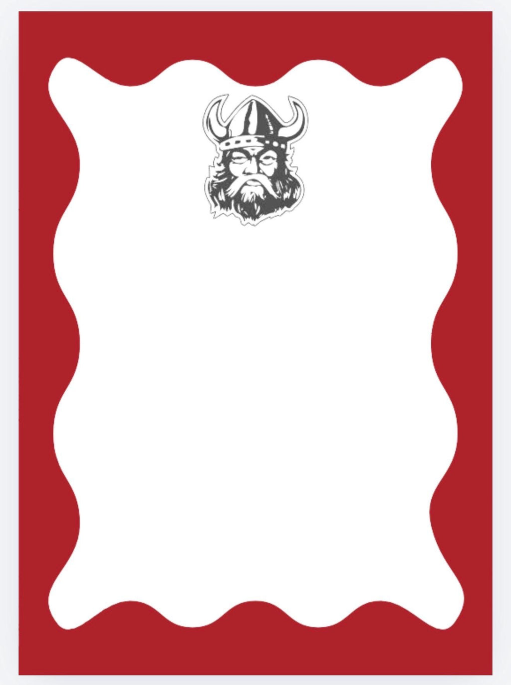 Lowndes Vikings Notepad | Game Day List Pad | Collegiate Spirit Desk Pad