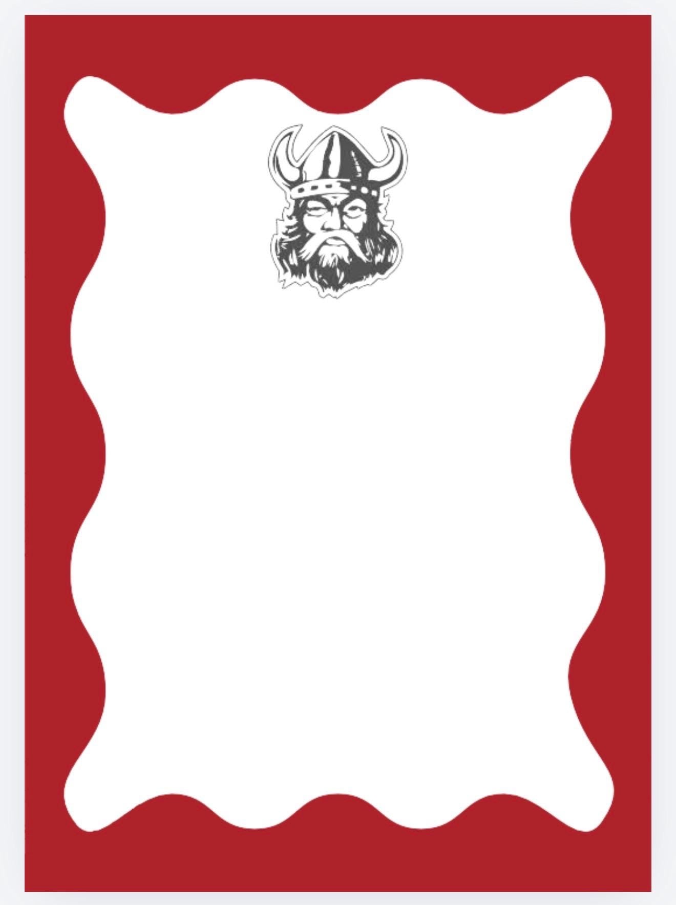 Lowndes Vikings Notepad | Game Day List Pad | Collegiate Spirit Desk Pad