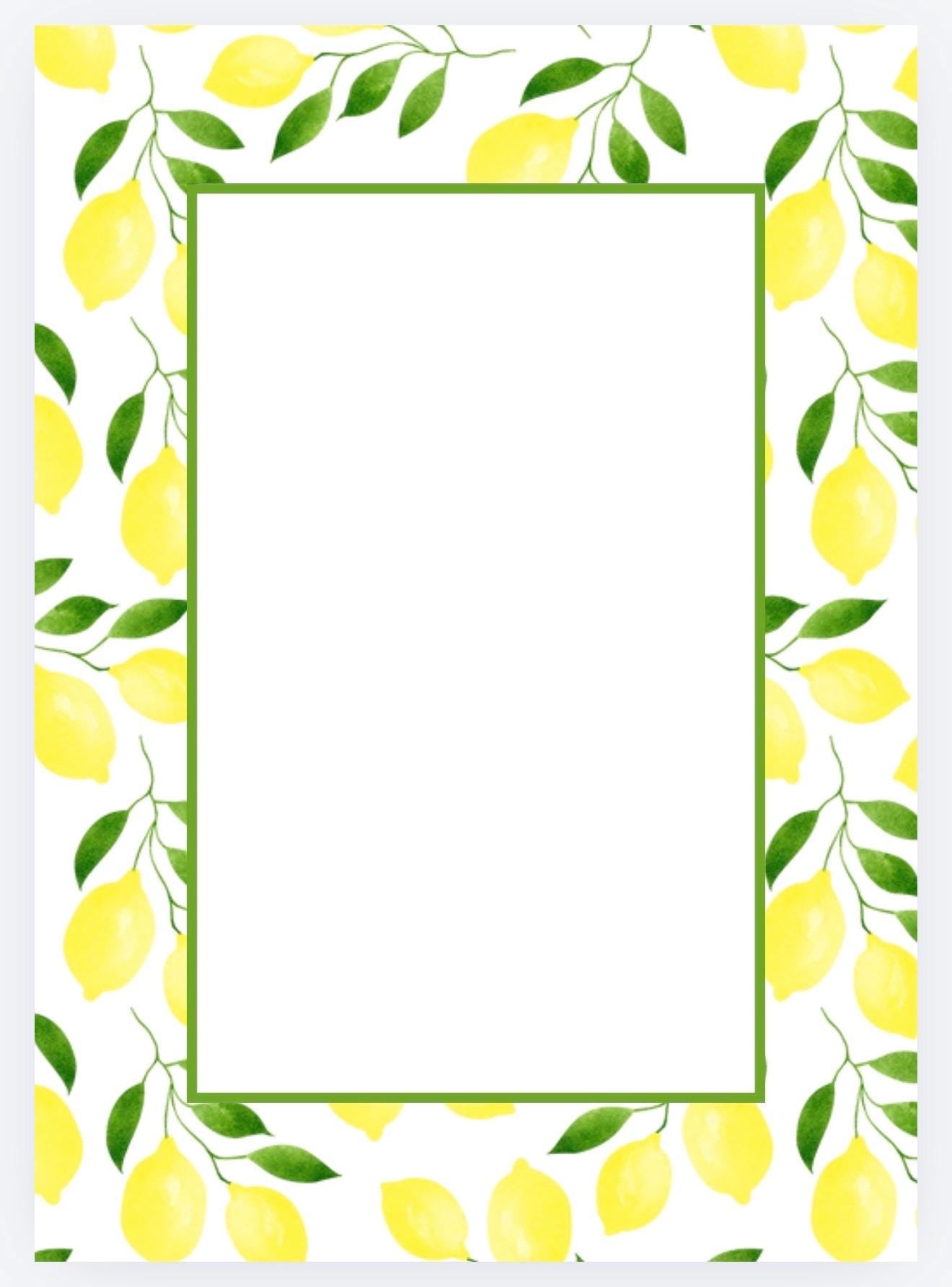 Lemon Notepad, Preppy Summer Stationery, College Dorm Decor, Grocery List Pad