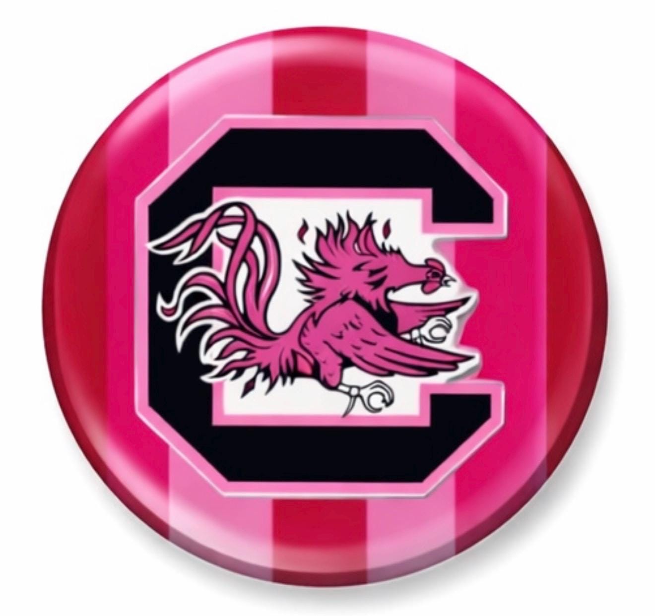 South Carolina Gamecocks Gameday Button | USC Football Tailgate Accessory (3" Round)