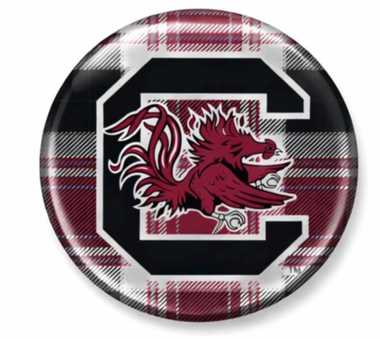 South Carolina Gamecocks Gameday Button | USC Football Tailgate Accessory (3" Round)