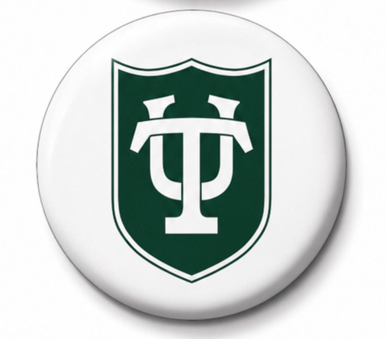 Tulane Inspired Game Day Button | Green Wave College Football Pin | New Orleans Tailgate Accessory