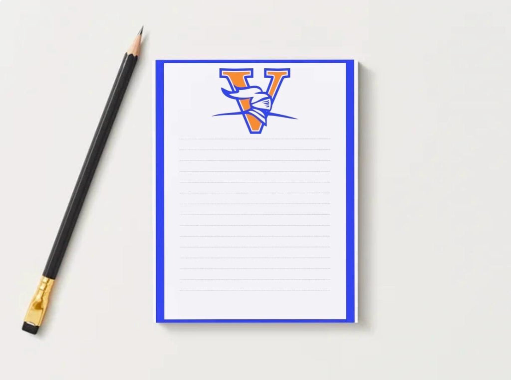 Valwood Valiants Notepad | School Spirit Stationery | Personalized Teacher Gift