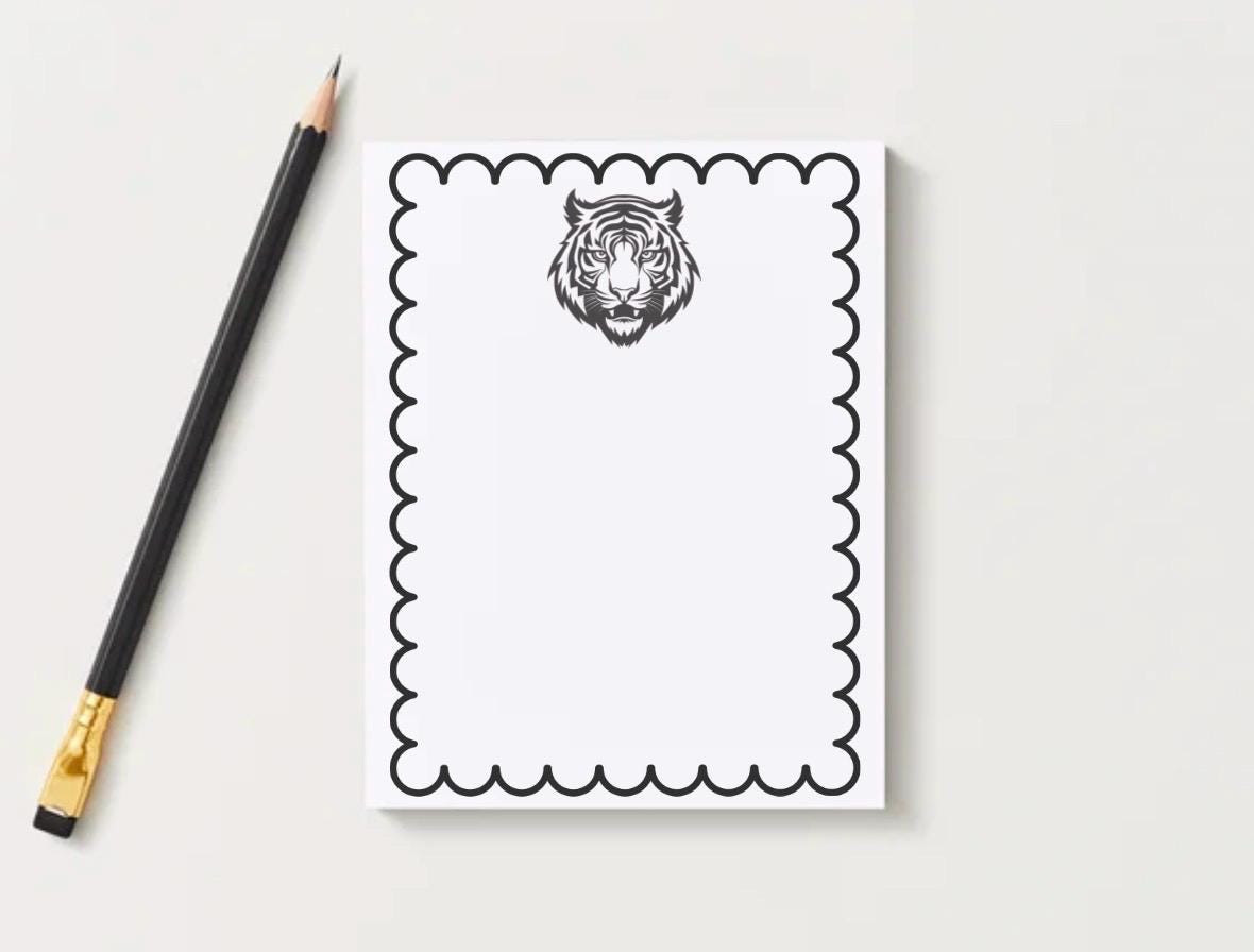 Valdosta Tiger Notepad | South Georgia Stationery | Personalized College Gift