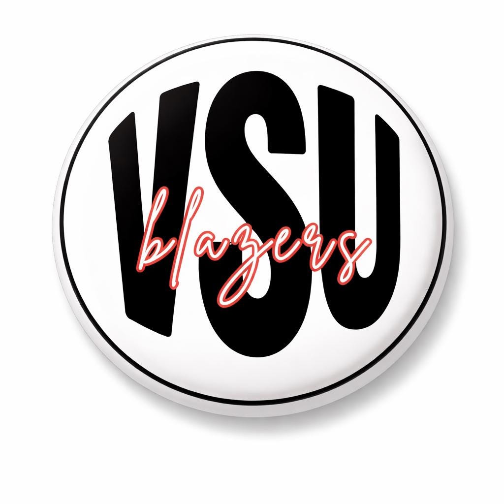 Valdosta State University Blazers Gameday Button | College Football Pin | Graduation Gift