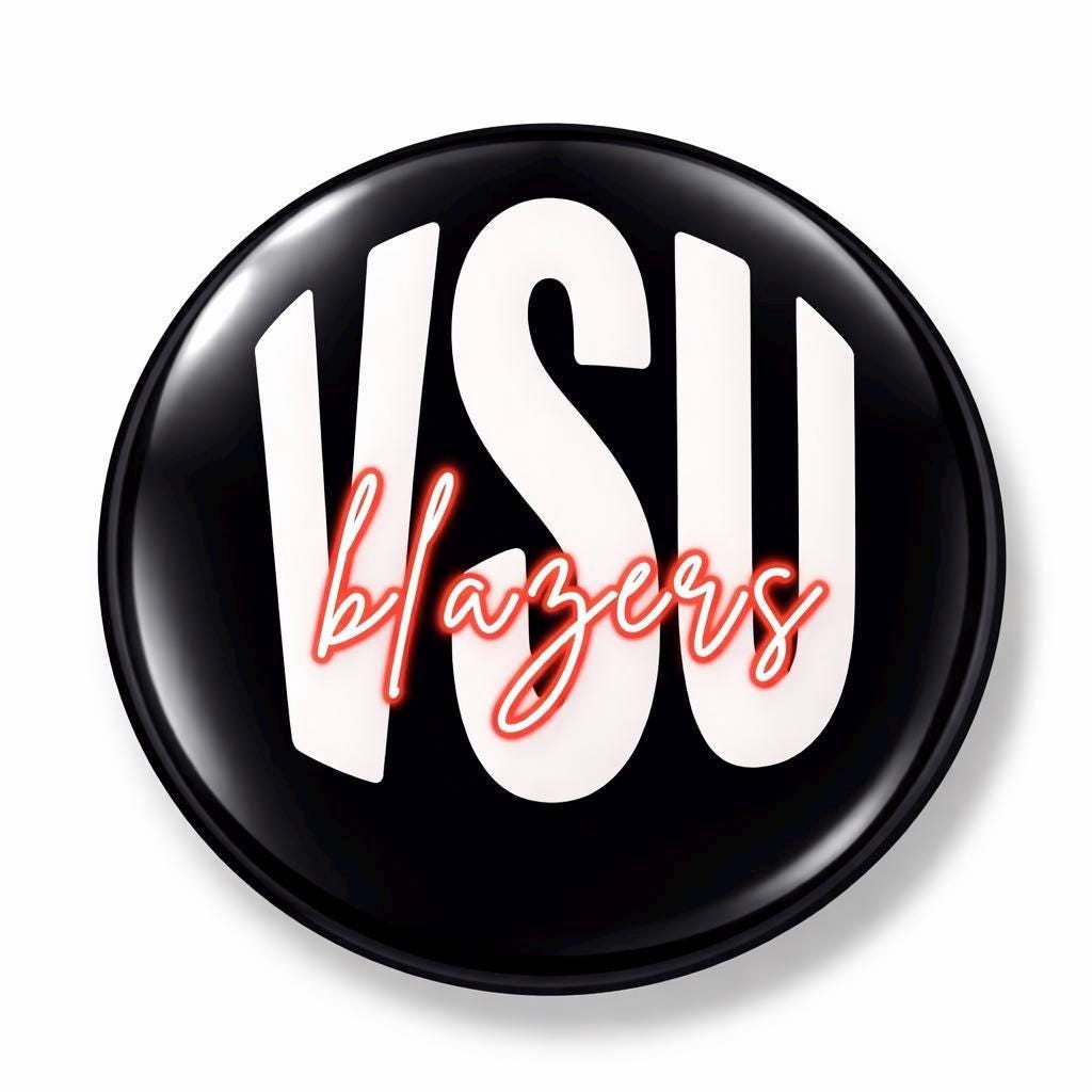 Valdosta State Blazers Gameday Button | VSU College Football Pin