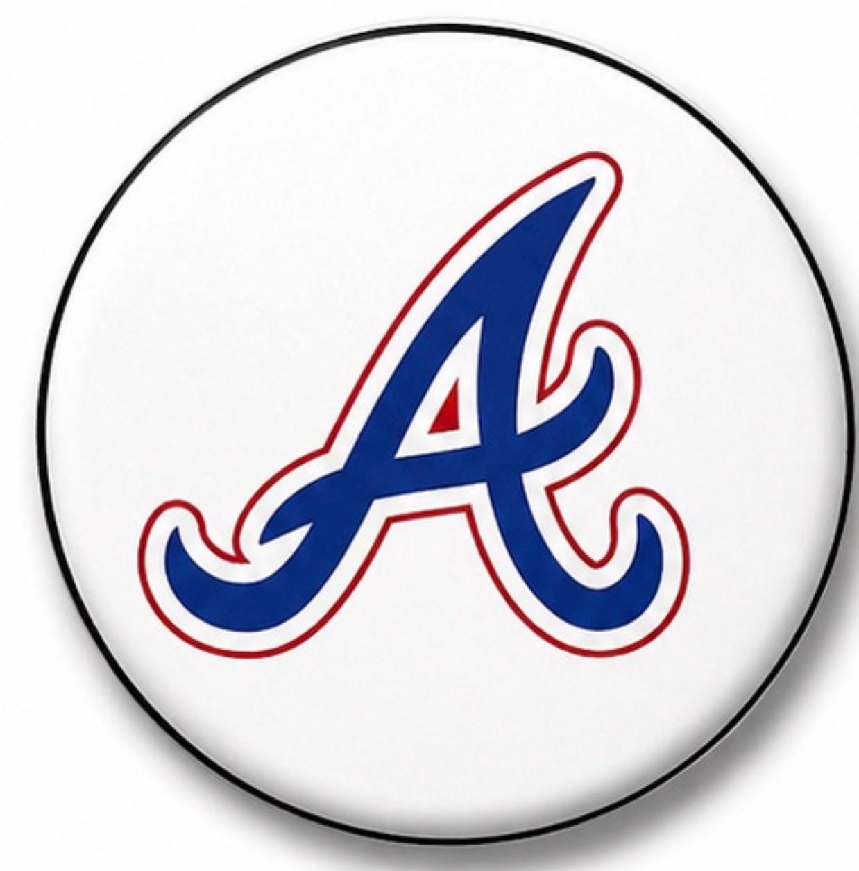 Atlanta Braves Inspired Baseball Buttons | Game Day Fan Accessories, Tailgate Pins