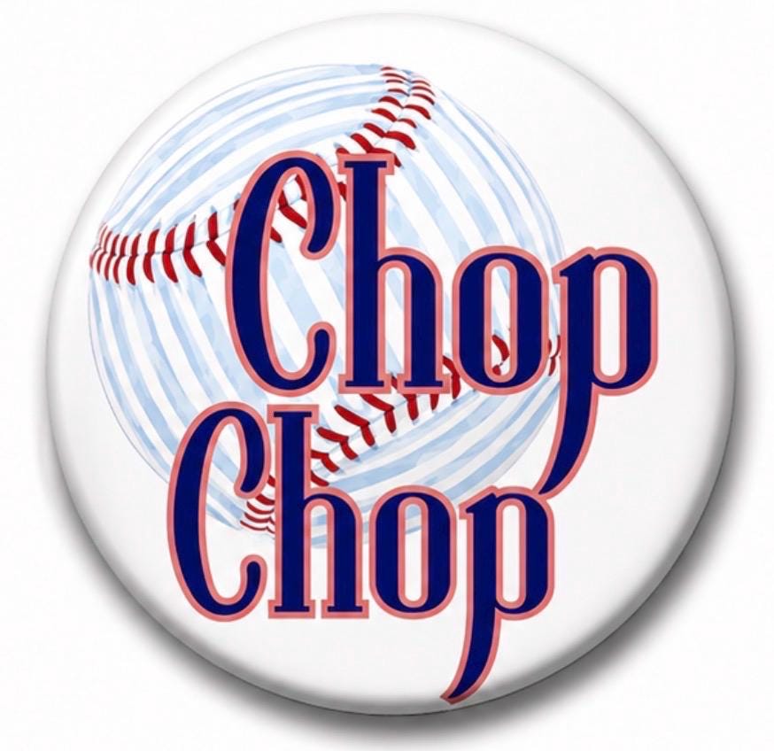 Atlanta Braves Inspired Baseball Buttons | Game Day Fan Accessories, Tailgate Pins