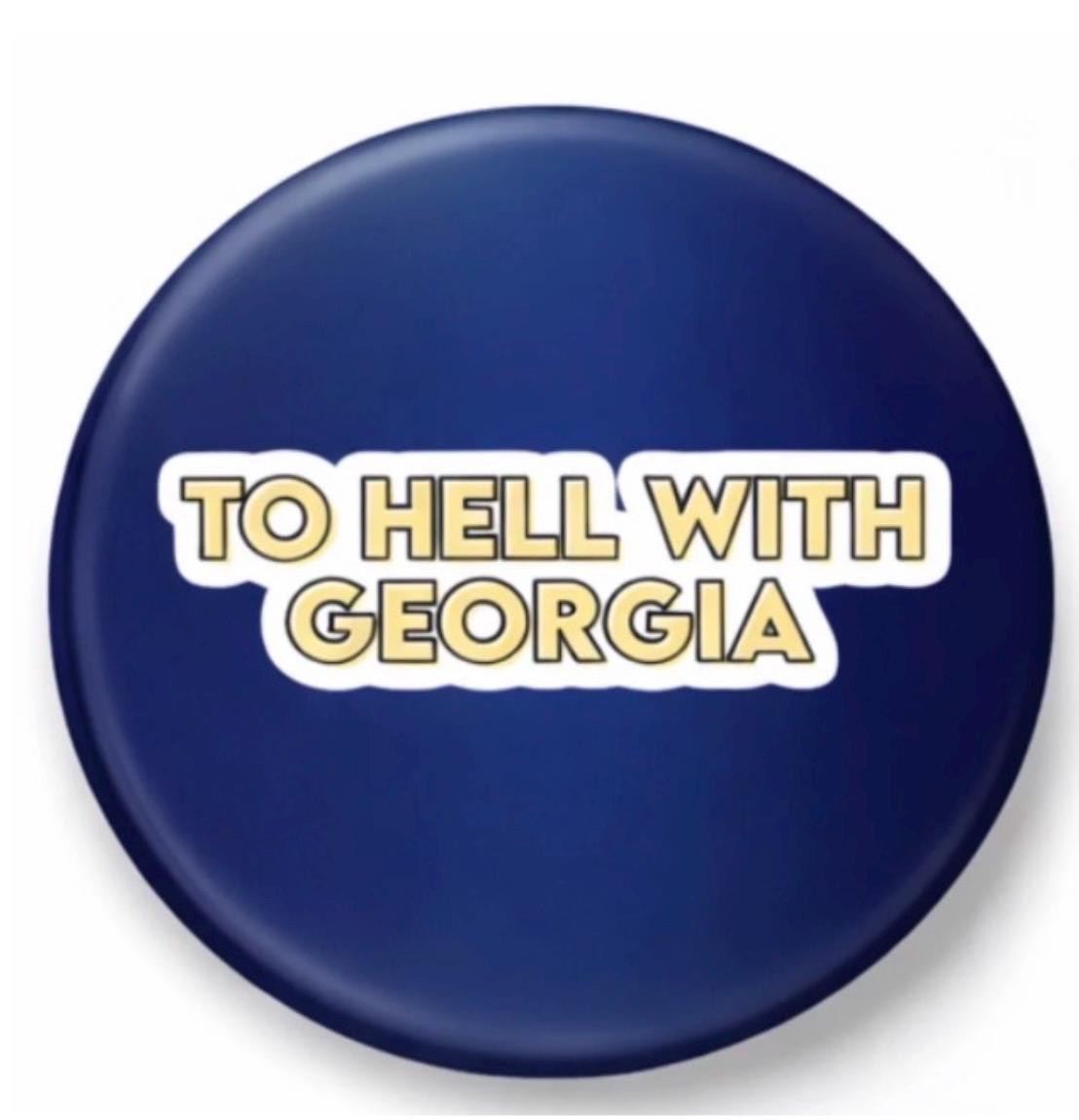 Georgia Tech Yellow Jackets Button Pin | Gameday, Tailgate, Graduation Accessory
