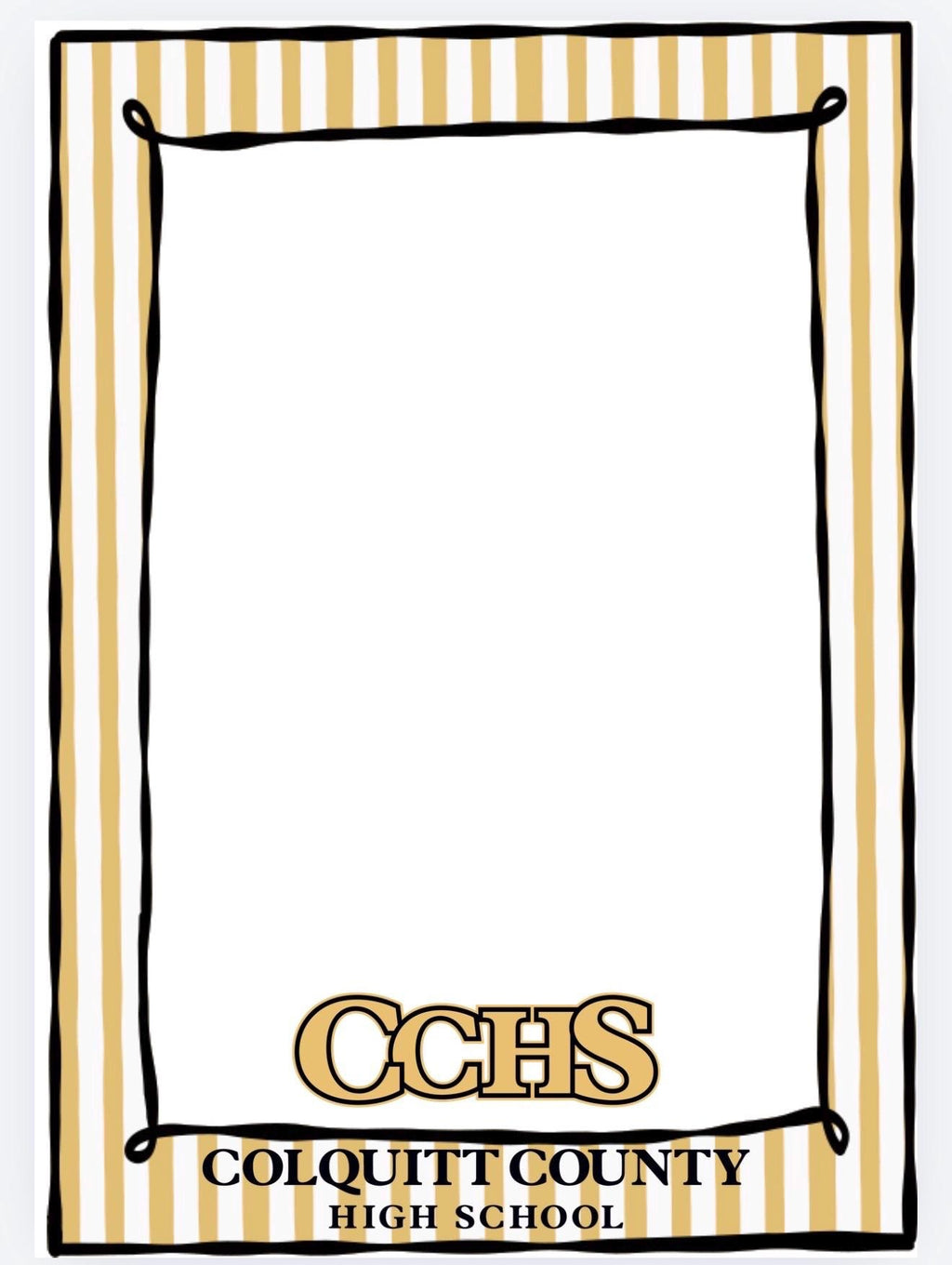 Colquitt County Packers Notepad | Gold & Black School Spirit | Teacher Gift | Game Day Desk Pad