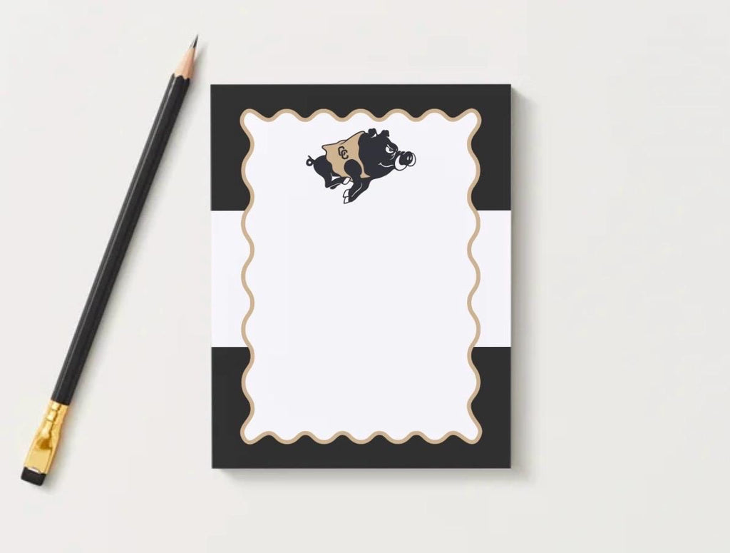Colquitt County Packers Notepad | Gold & Black School Spirit | Teacher Gift | Game Day Desk Pad