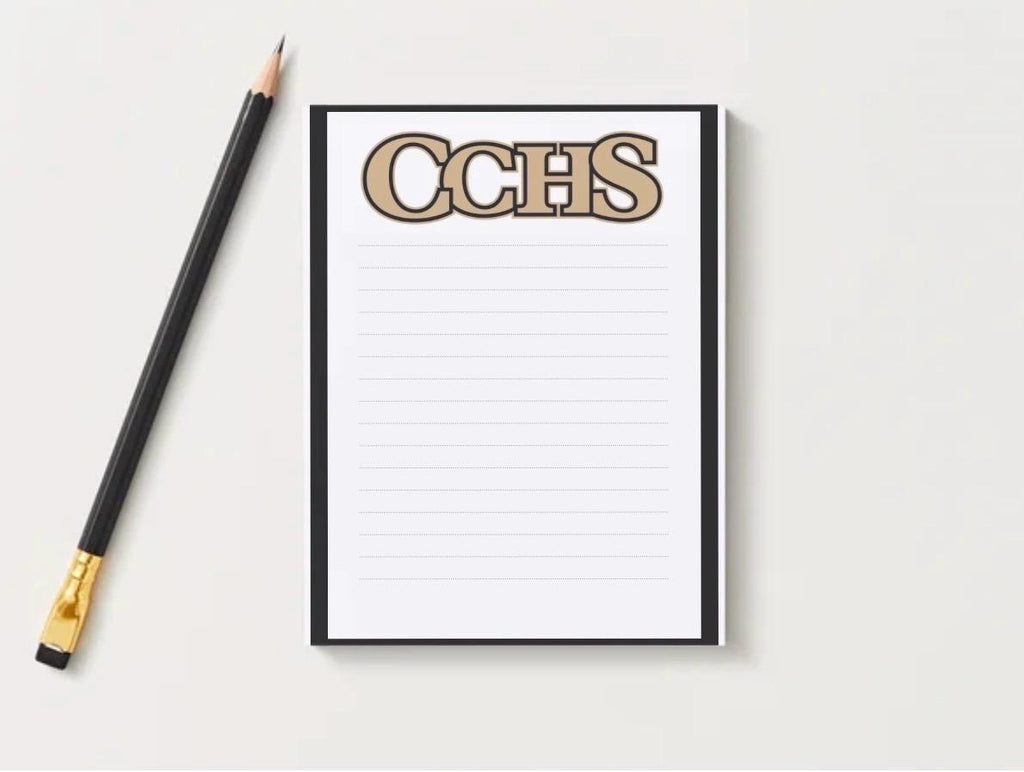 Colquitt County Packers Notepad | Gold & Black School Spirit | Teacher Gift | Game Day Desk Pad