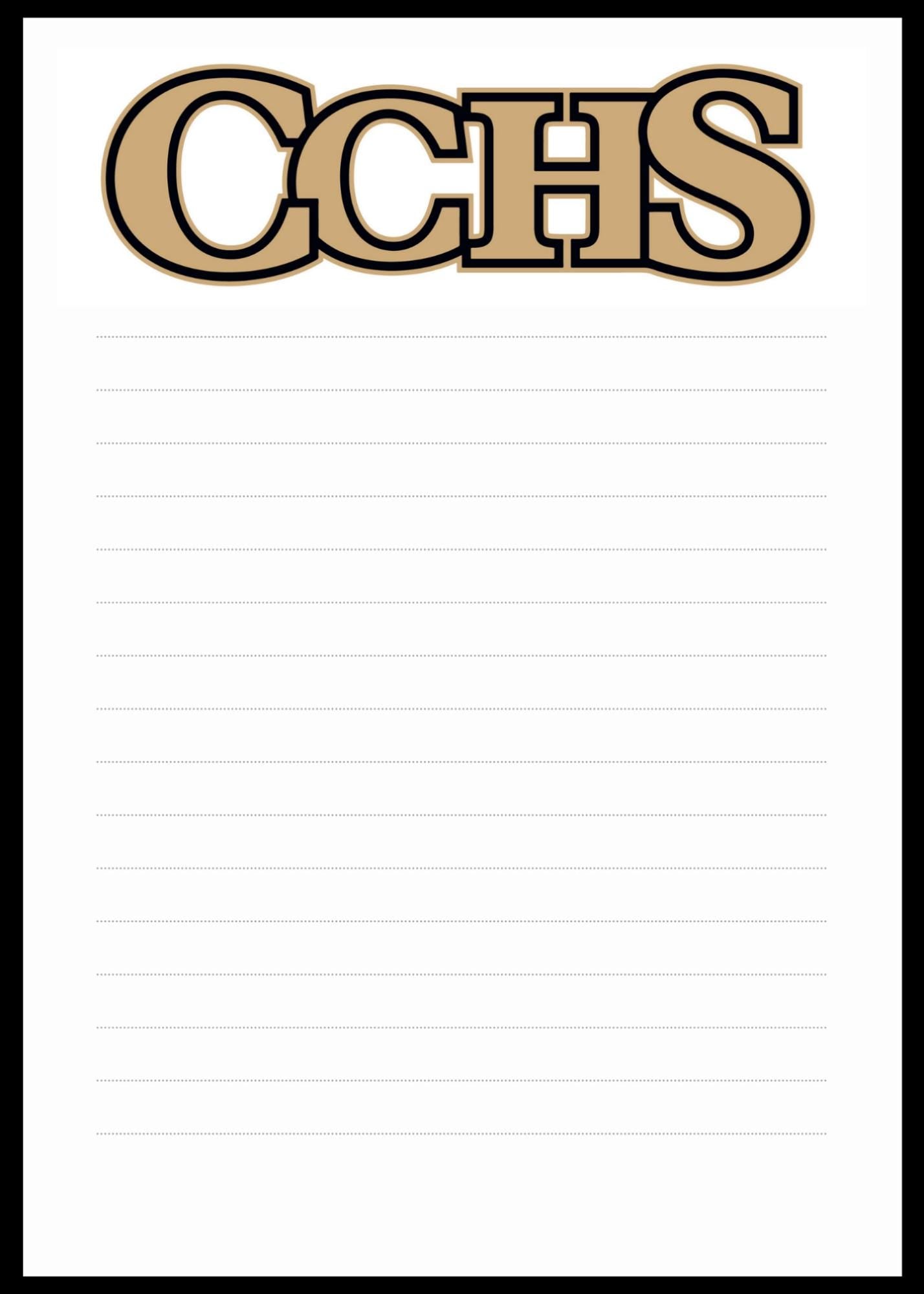 Colquitt County Packers Notepad | Gold & Black School Spirit | Teacher Gift | Game Day Desk Pad