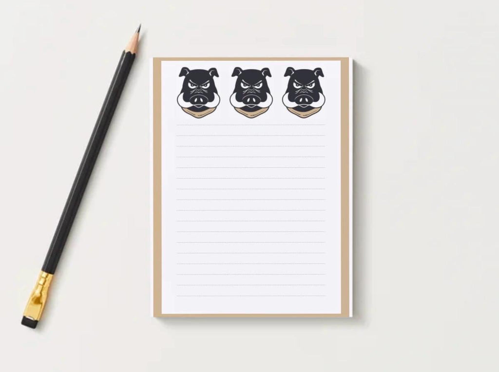 Colquitt County Packers Notepad | Gold & Black School Spirit | Teacher Gift | Game Day Desk Pad