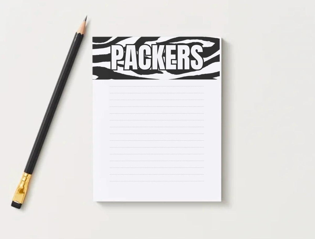 Colquitt County Packers Notepad | Gold & Black School Spirit | Teacher Gift | Game Day Desk Pad