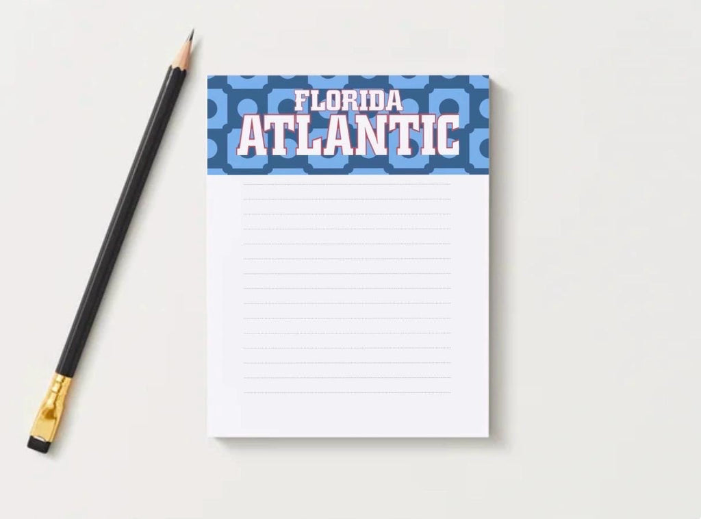 Florida Atlantic Owls Notepad | College Dorm Desk Stationery (5x7)