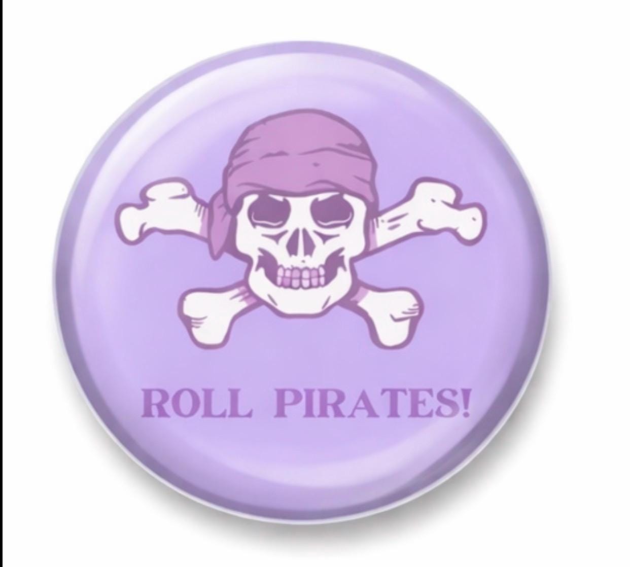 ECU Pirates Gameday Button | East Carolina University Spirit Pin | Purple Gold Accessory