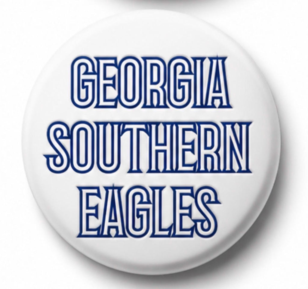 Georgia Southern Game Day Button – Eagles Football Spirit Pin – Tailgate Accessory