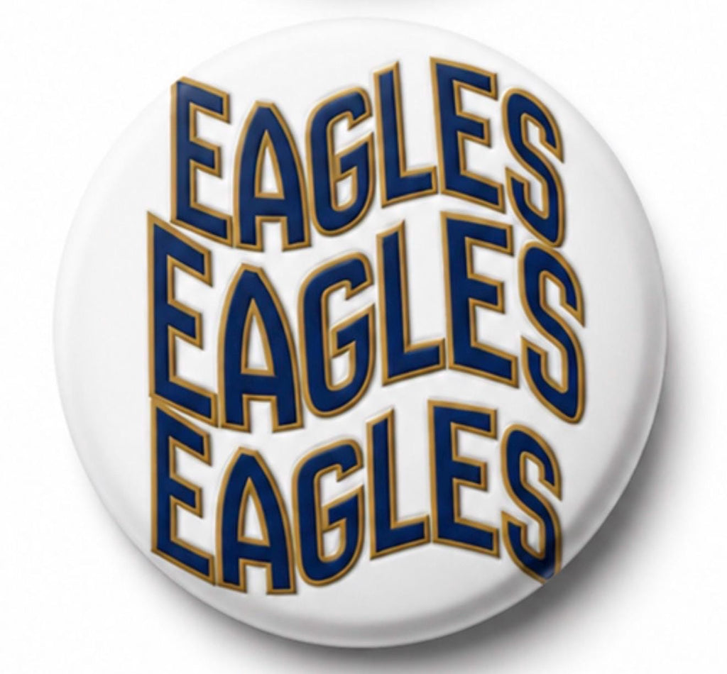 Georgia Southern Game Day Button – Eagles Football Spirit Pin – Tailgate Accessory