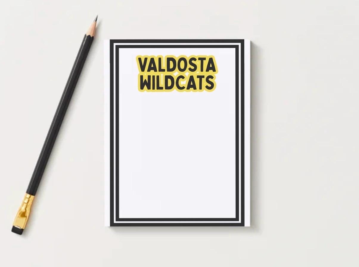 Valdosta Wildcats Notepad | South Georgia Stationery | College Town Gift