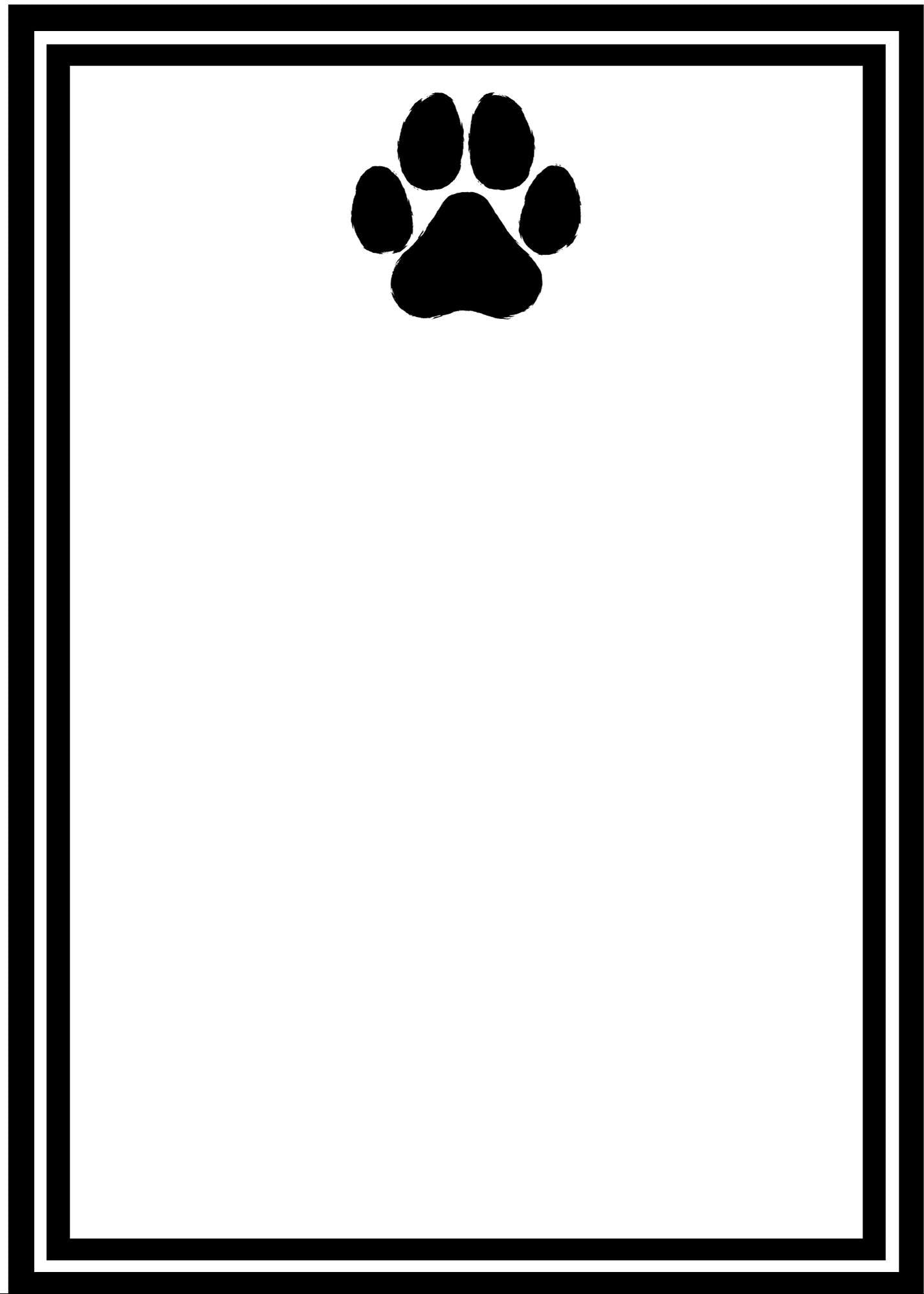 Valdosta Paw Print Notepad | South Georgia Stationery | Personalized Gift