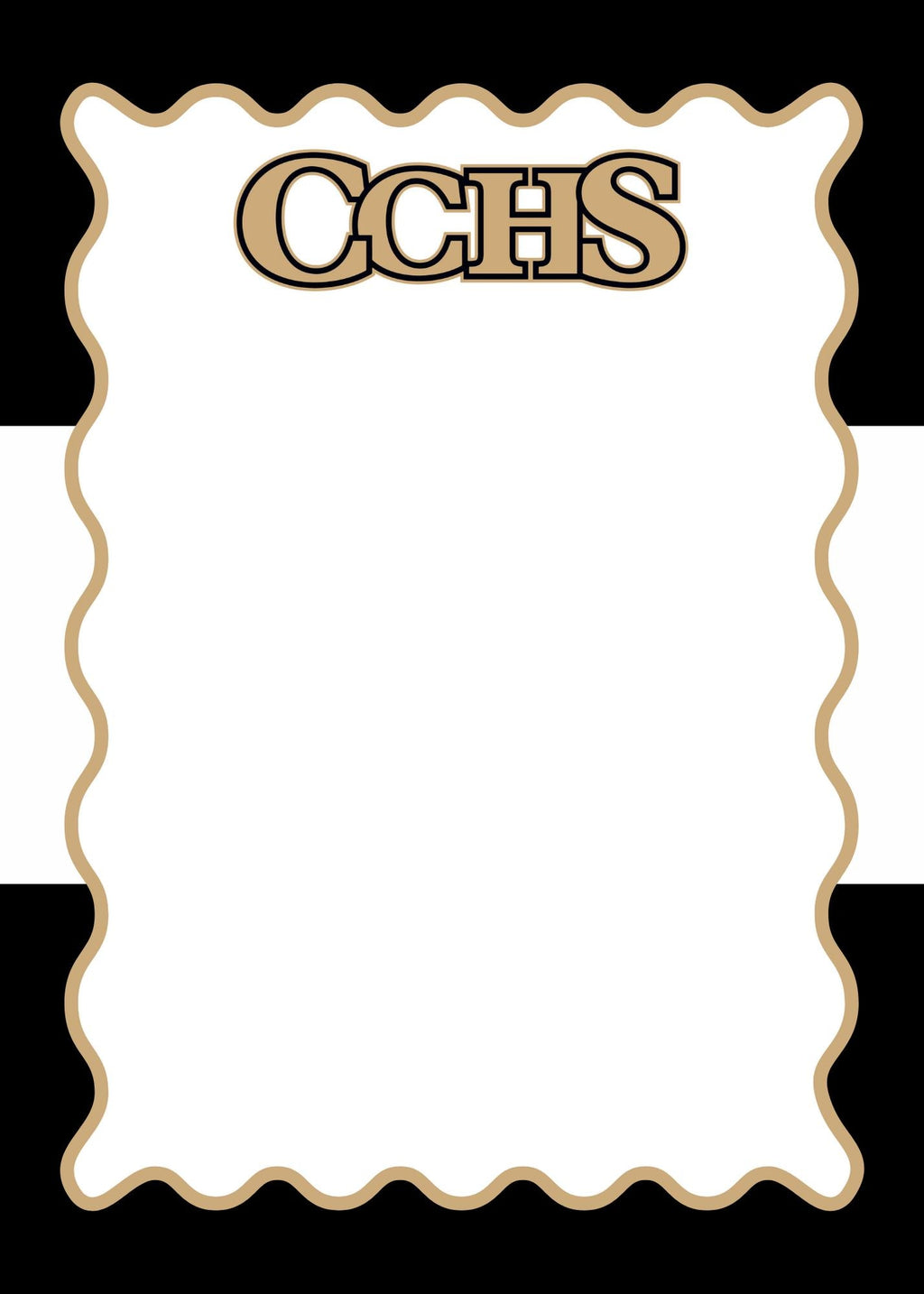 Colquitt County Packers Notepad | Gold & Black School Spirit | Teacher Gift | Game Day Desk Pad