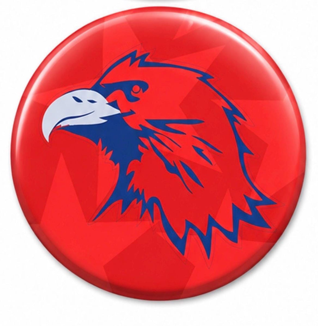 American University Inspired Gameday Buttons | Handmade Collegiate Spirit Pins, Tailgate Accessories