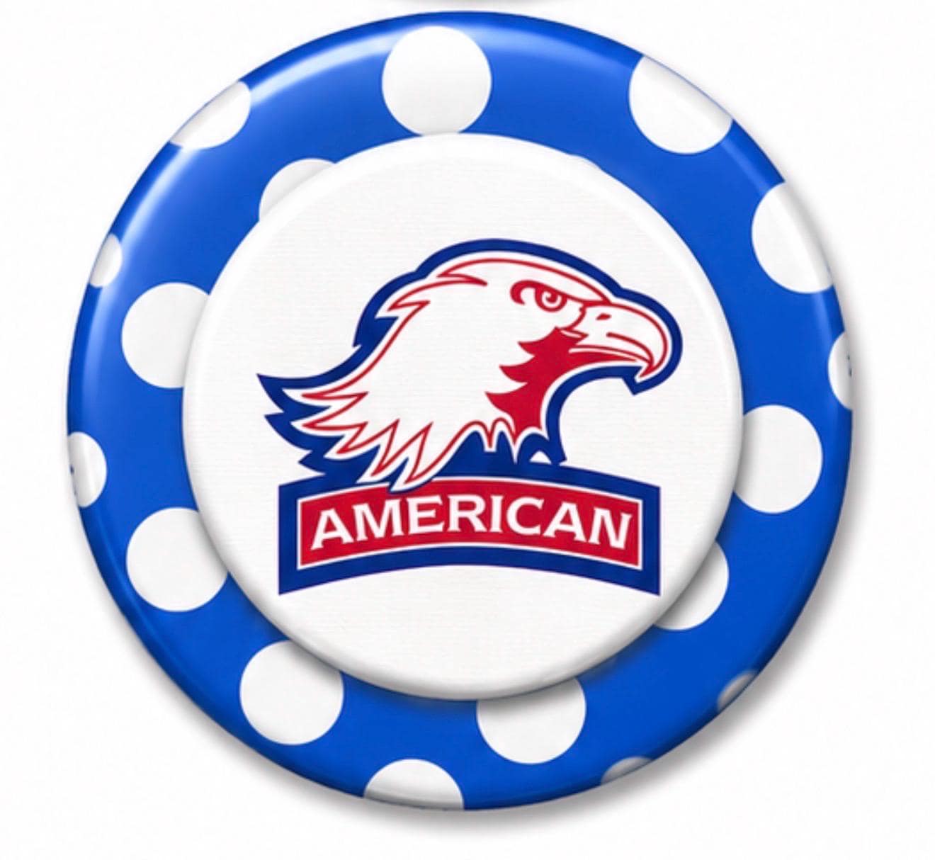 American University Inspired Gameday Buttons | College Spirit Pins, Tailgate Accessories