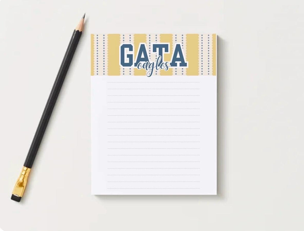 Georgia Southern University Notepad | Gameday Checklist, Eagle Fan Stationery
